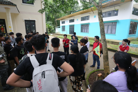 Đoàn học sinh quốc tế tham quan học tập về bảo tồn thiên nhiên tại vườn quốc gia Nam Cát Tiên