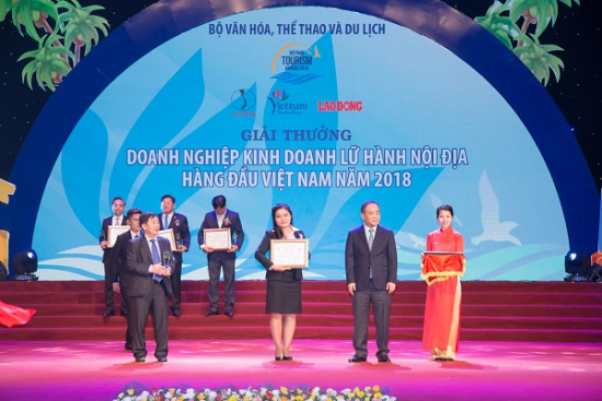 BenThanh Tourist lần thứ 19 đạt Giải thưởng Du lịch Việt Nam