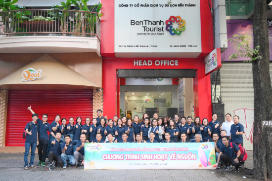 Hành trình Về nguồn năm 2024 của Đảng bộ BenThanh Tourist