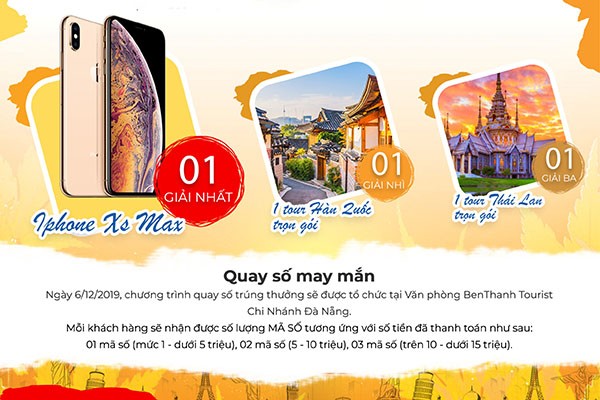 Mạng bán tour du lịch trực tuyến hàng đầu tại Việt Nam | BenThanh Tourist Mạng bán tour du lịch trực tuyến hàng đầu tại Việt Nam | BenThanh Tourist