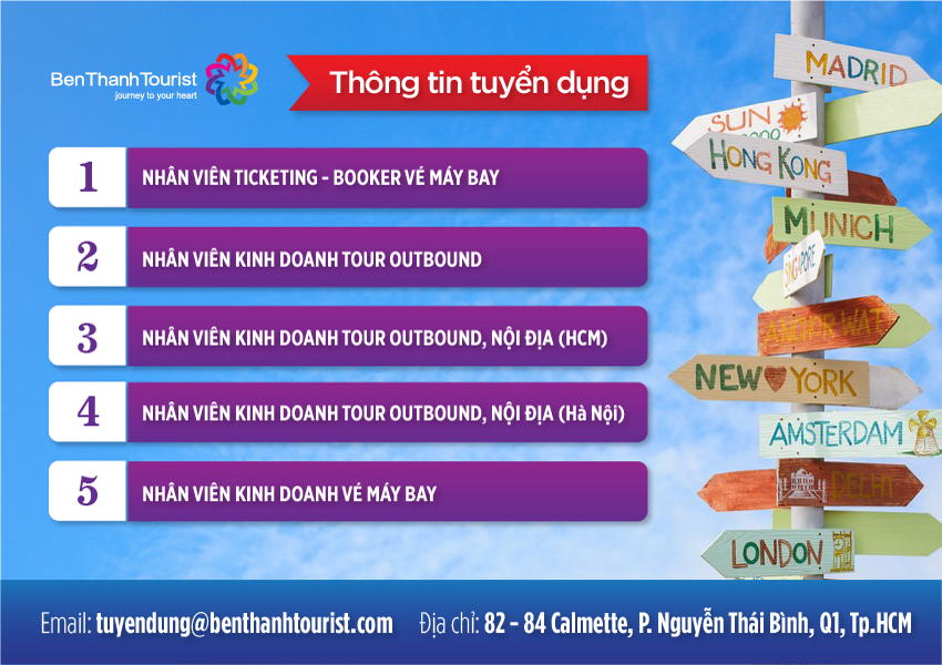Mạng bán tour du lịch trực tuyến hàng đầu tại Việt Nam | BenThanh Tourist Mạng bán tour du lịch trực tuyến hàng đầu tại Việt Nam | BenThanh Tourist