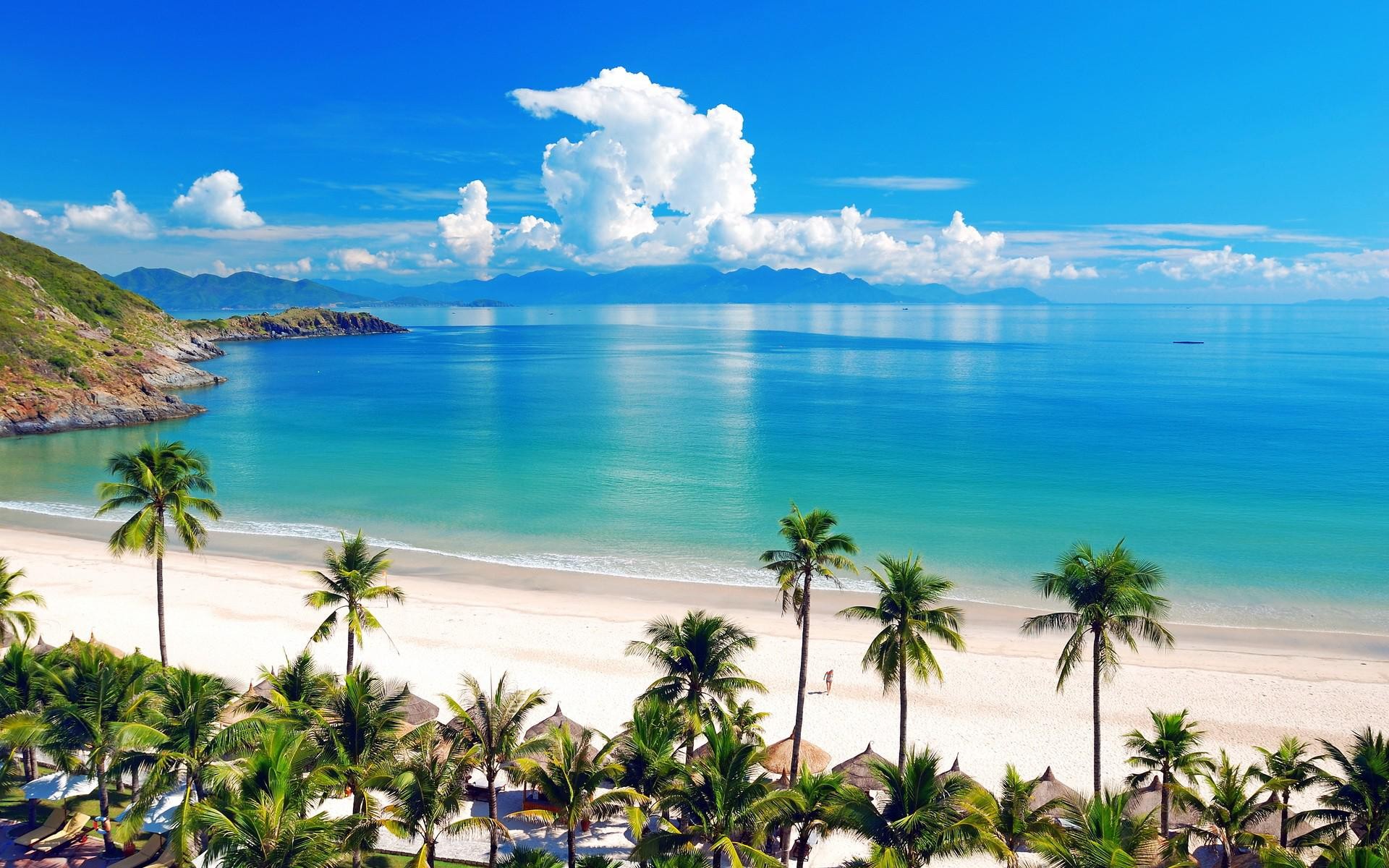 bờ biển nha trang