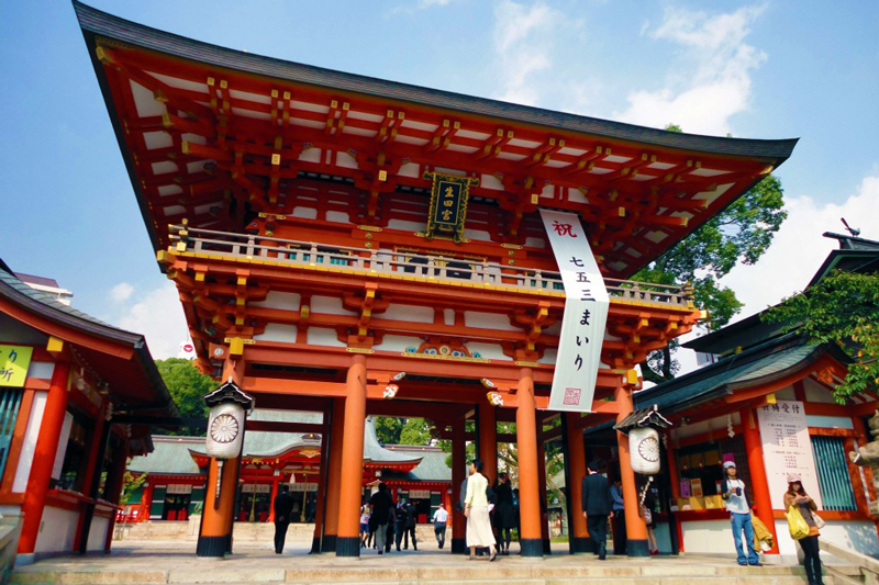 Đền Ikuta Shrine Đền Ikuta Shrine