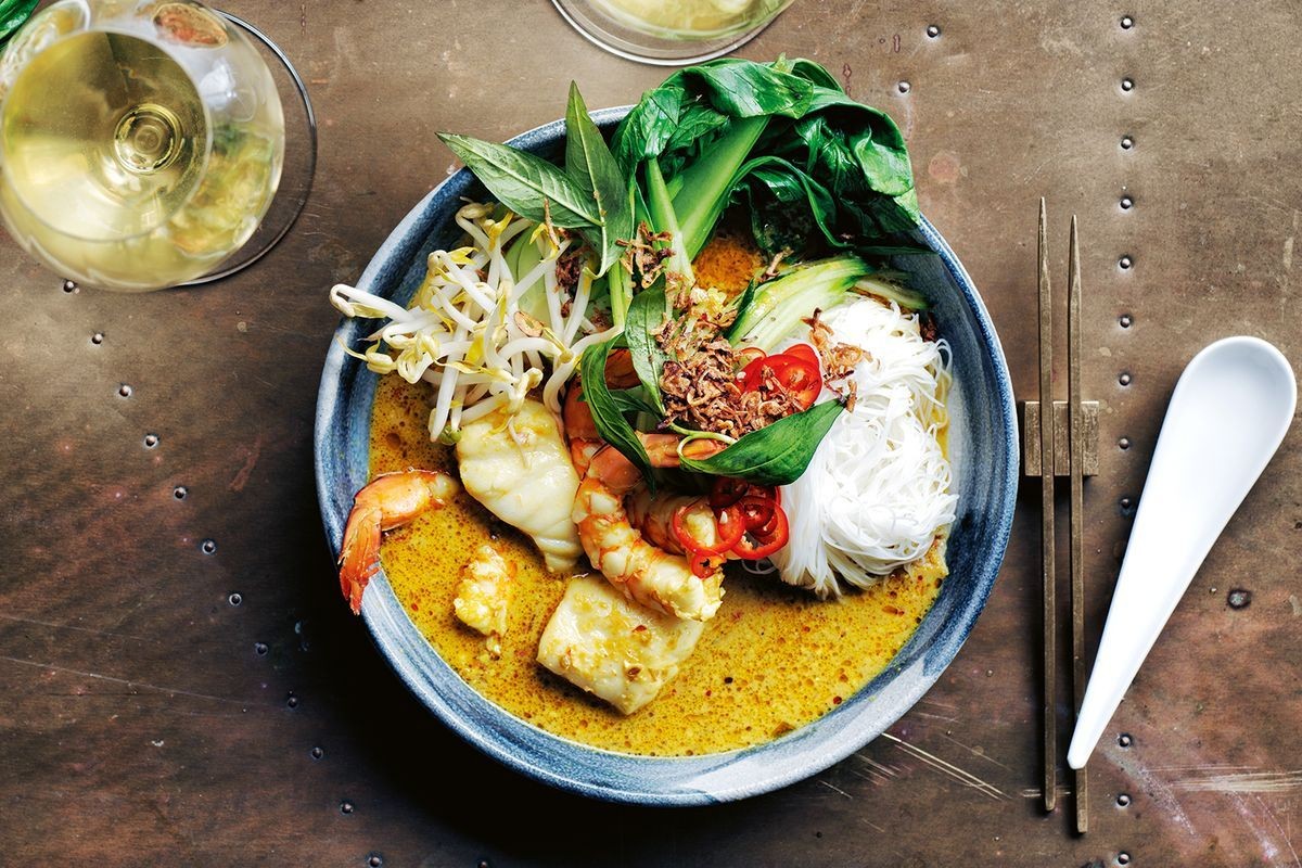 Bún nước Laksa