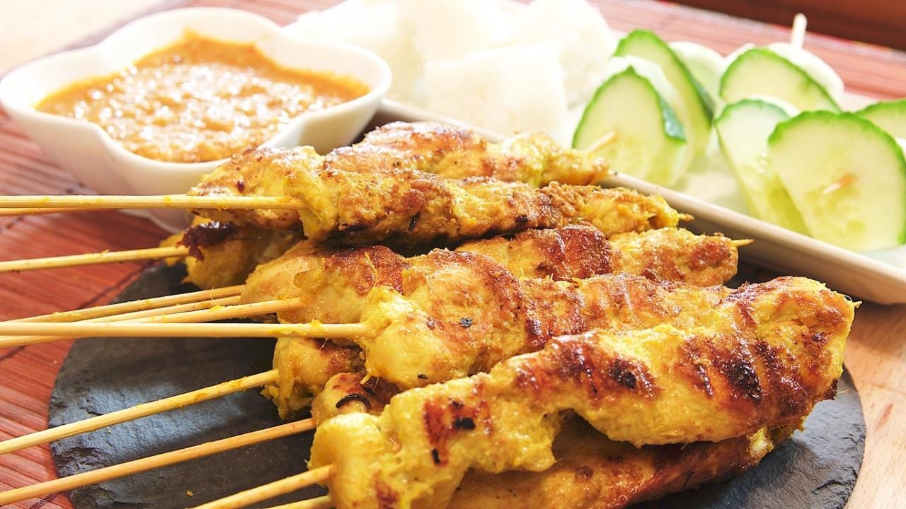 Thịt xiên Satay