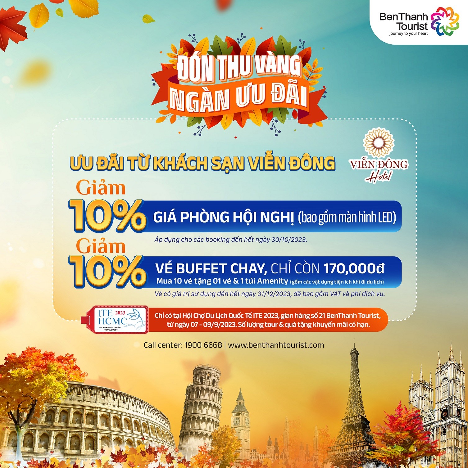 Mạng bán tour du lịch trực tuyến hàng đầu tại Việt Nam | BenThanh Tourist