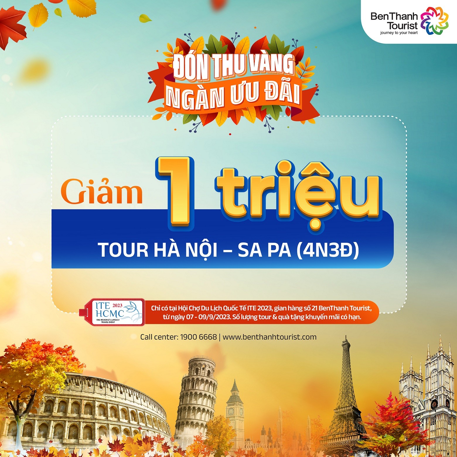 Mạng bán tour du lịch trực tuyến hàng đầu tại Việt Nam | BenThanh Tourist