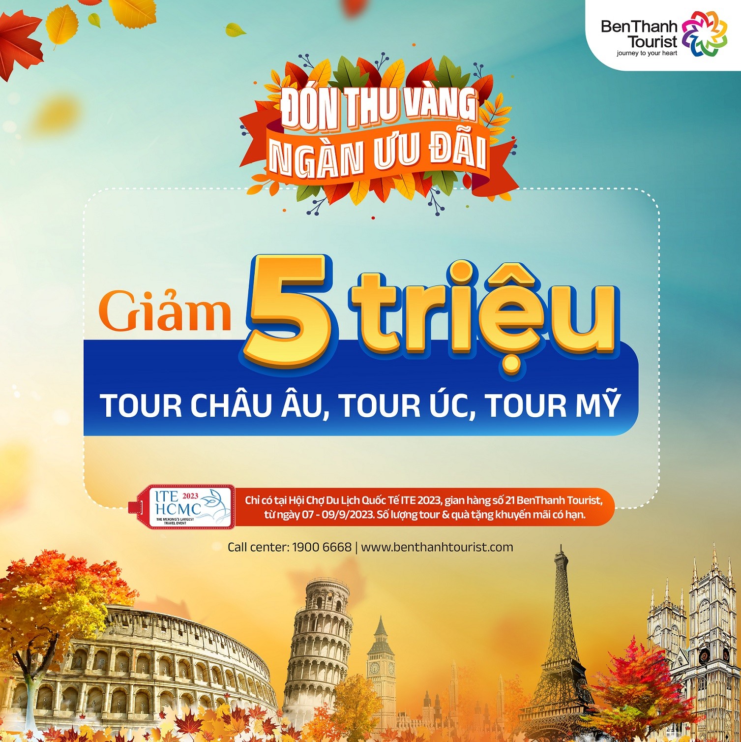 Mạng bán tour du lịch trực tuyến hàng đầu tại Việt Nam | BenThanh Tourist