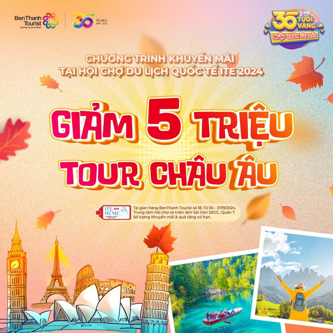 Mạng bán tour du lịch trực tuyến hàng đầu tại Việt Nam | BenThanh Tourist