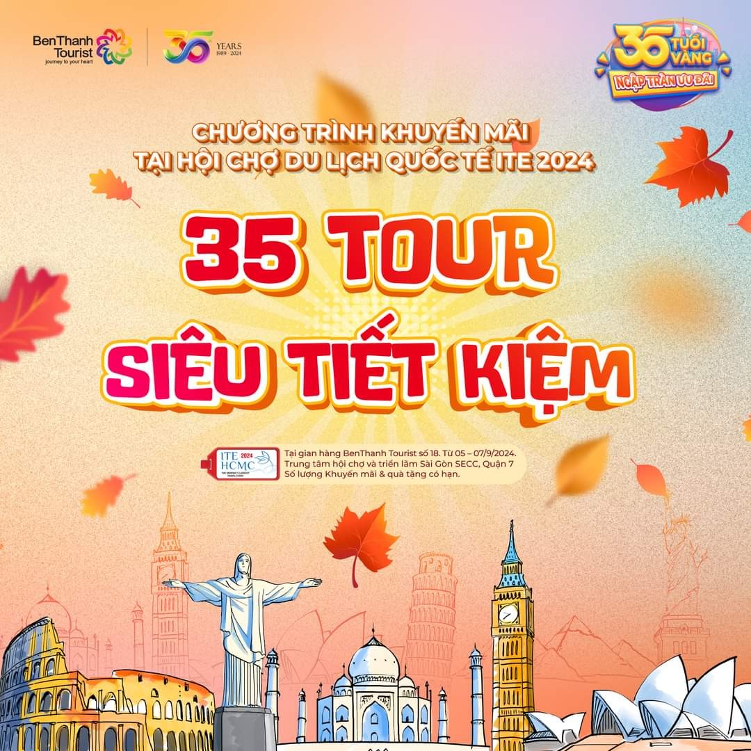 Mạng bán tour du lịch trực tuyến hàng đầu tại Việt Nam | BenThanh Tourist