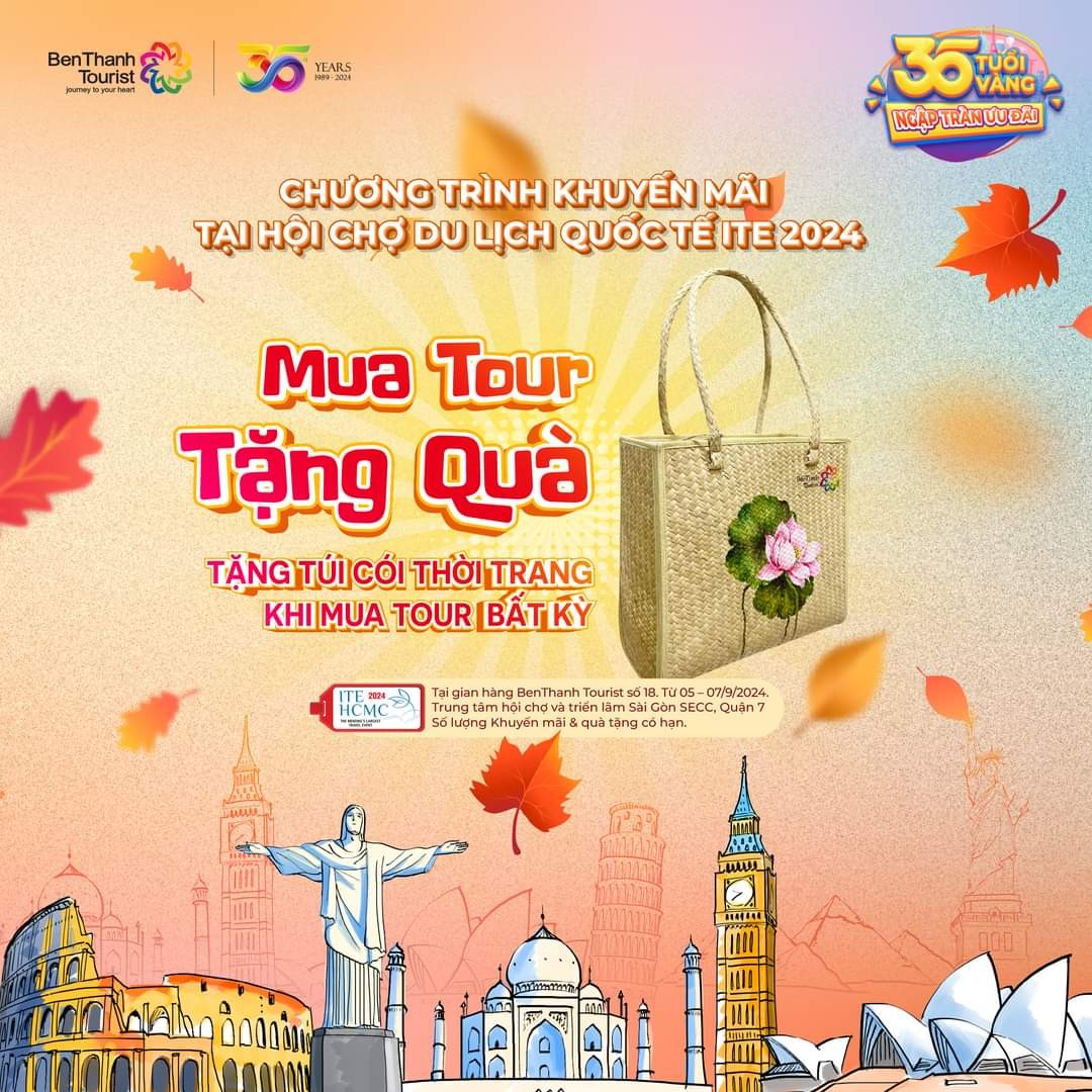 Mạng bán tour du lịch trực tuyến hàng đầu tại Việt Nam | BenThanh Tourist